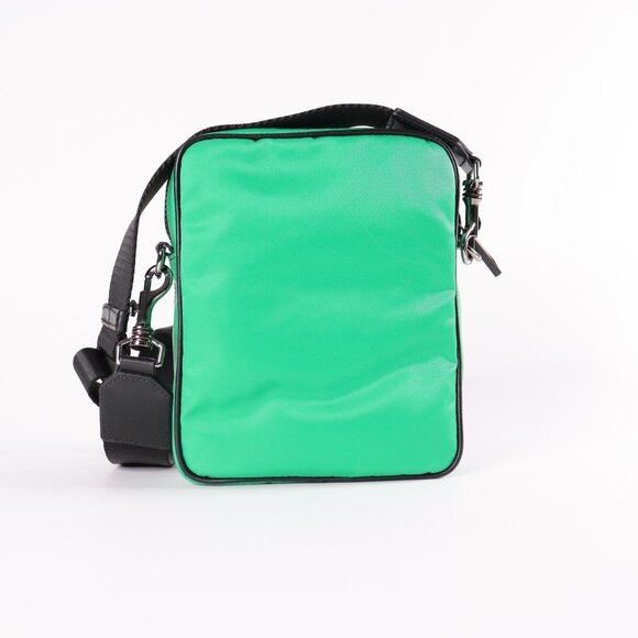 AUTHENTIC VERSACE LA MEDUSA LOGO NYLON CROSSBODY MESSENGER BAG - Picture 4 of 4